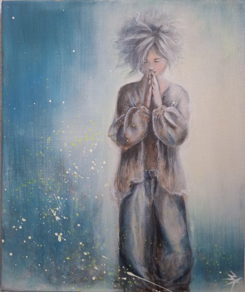 "Молитва", акрил, 25/30