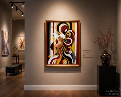 The gilded Muse