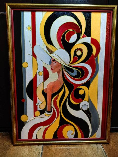 The gilded Muse