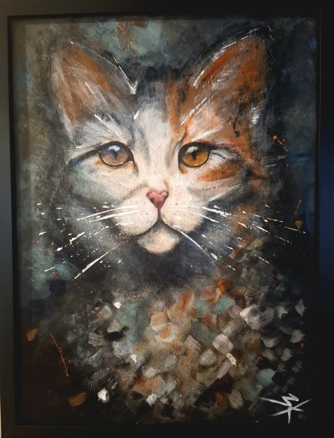"Пазител", акрил, 30/40